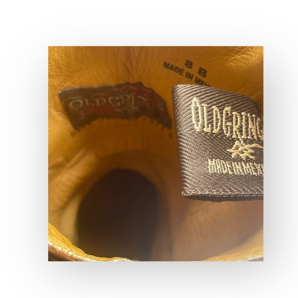 Old Gringo 𖤐 Tiegan Tribal Embroidery Cowboy Boots 𖤐 Leather Vesuvio Brass 𖤐 - Picture 15 of 17